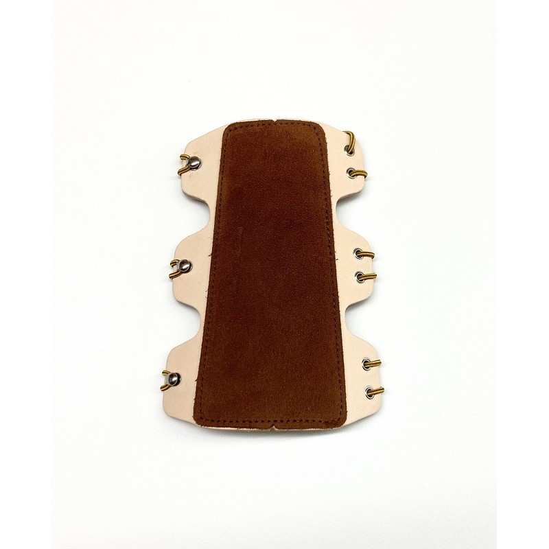 Traditional Suede leather arm guard T-AGL-3 NEET ARCHERY - ULYSSE ARCHERIE
