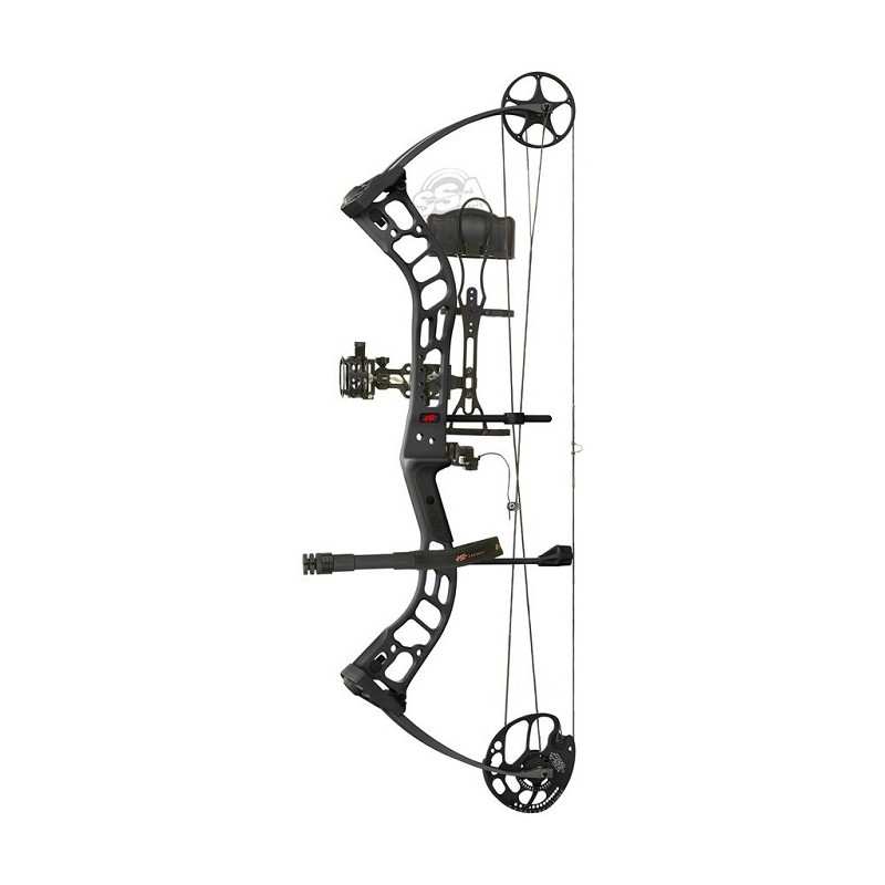 Kit arco composto professionale STINGER ATK 70 Lbs RH NERO PSE ARCHERY - ULYSSE ARCHERIE