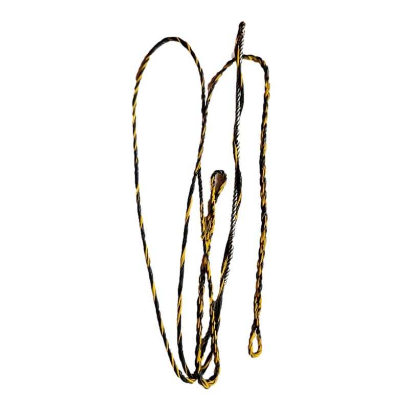 Corde Recurve 60" Whisper Jaune - Noir BEARPAW - ULYSSE ARCHERIE