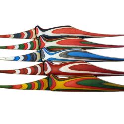 Longbow ROBIN 54" RH Flag Collection FALCO ARCHERY - ULYSSE ARCHERIE