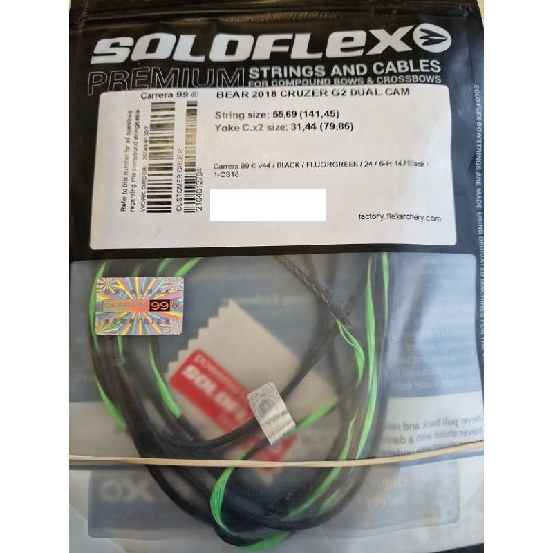 Set de câbles Yoke et corde Cruzer G2 BEAR ARCHERY - ULYSSE ARCHERIE