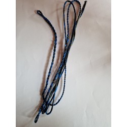 Corde Longbow 66" Whisper Bleu - Noir BEARPAW - ULYSSE ARCHERIE