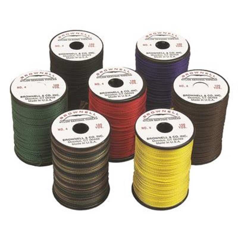 Spulenscheibendraht Nr. 4 Nylon Gelb BROWNELL COMPANY - ULYSSE ARCHERIE