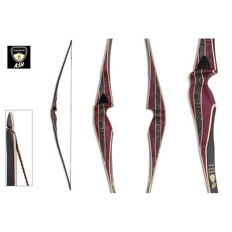 Bogen-Jagd Longbow Hybrid ASH 62" OAK RIDGE - ULYSSE ARCHERIE