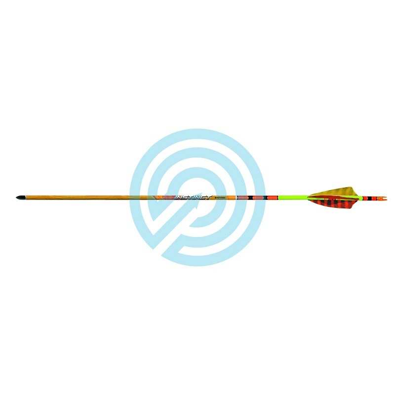 Flèches carbone chasse INSTINCT cresting BLACK EAGLE ARCHERY - ULYSSE ARCHERIE
