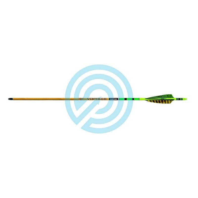 Frecce VINTAGE 4" Shield in carbonio BLACK EAGLE ARCHERY - ULYSSE ARCHERIE