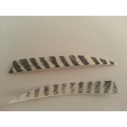 Naturfedern Schild 5" Tiger - Barred GATEWAY FEATHERS - ULYSSE ARCHERIE