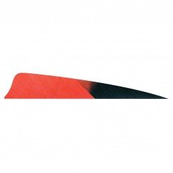 Federschild KURO 5" Rot GATEWAY FEATHERS - ULYSSE ARCHERIE