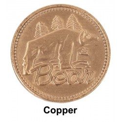 BEAR ARCHERY "Standing Bear" Copper Medallion - ULYSSE ARCHERIE