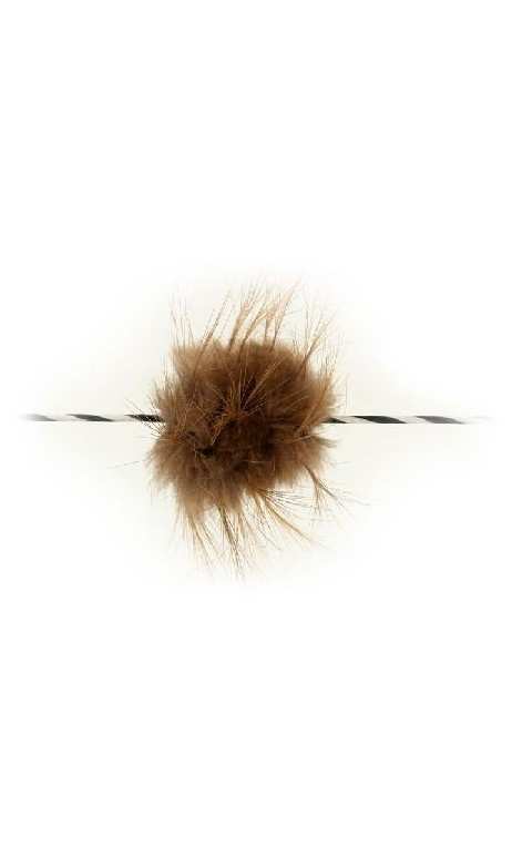 Silenziatore per corde in pelliccia di castoro BEARPAW PRODUCTS - ULYSSE ARCHERIE