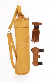 Kit carquois, brassard, gantier basic Big Archery - ULYSSE ARCHERIE