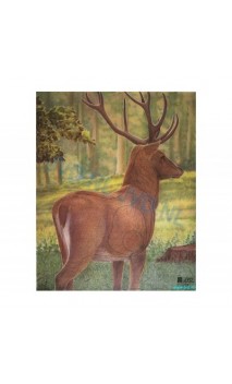 Cible papier CERF vu arriere (JVD Animal Face Large Deer ) - ULYSSE ARCHERIE